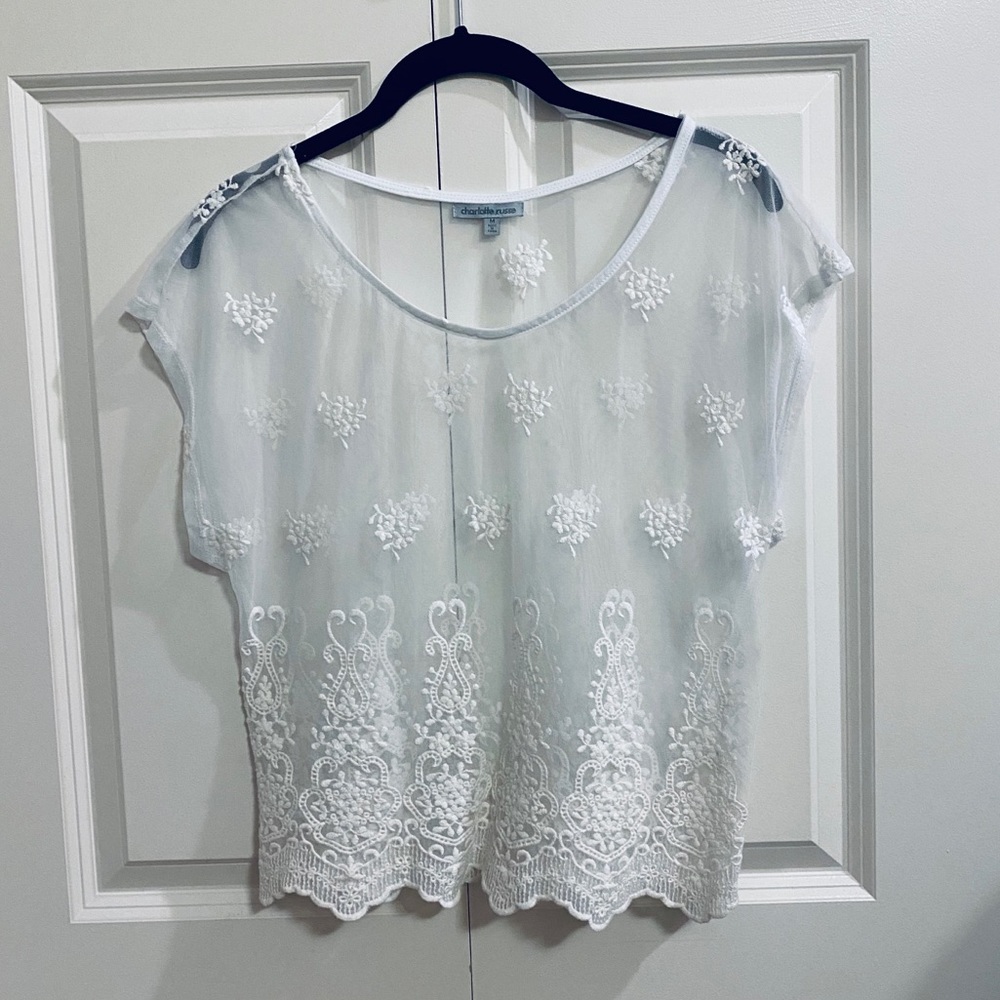 Sheer Lace Top